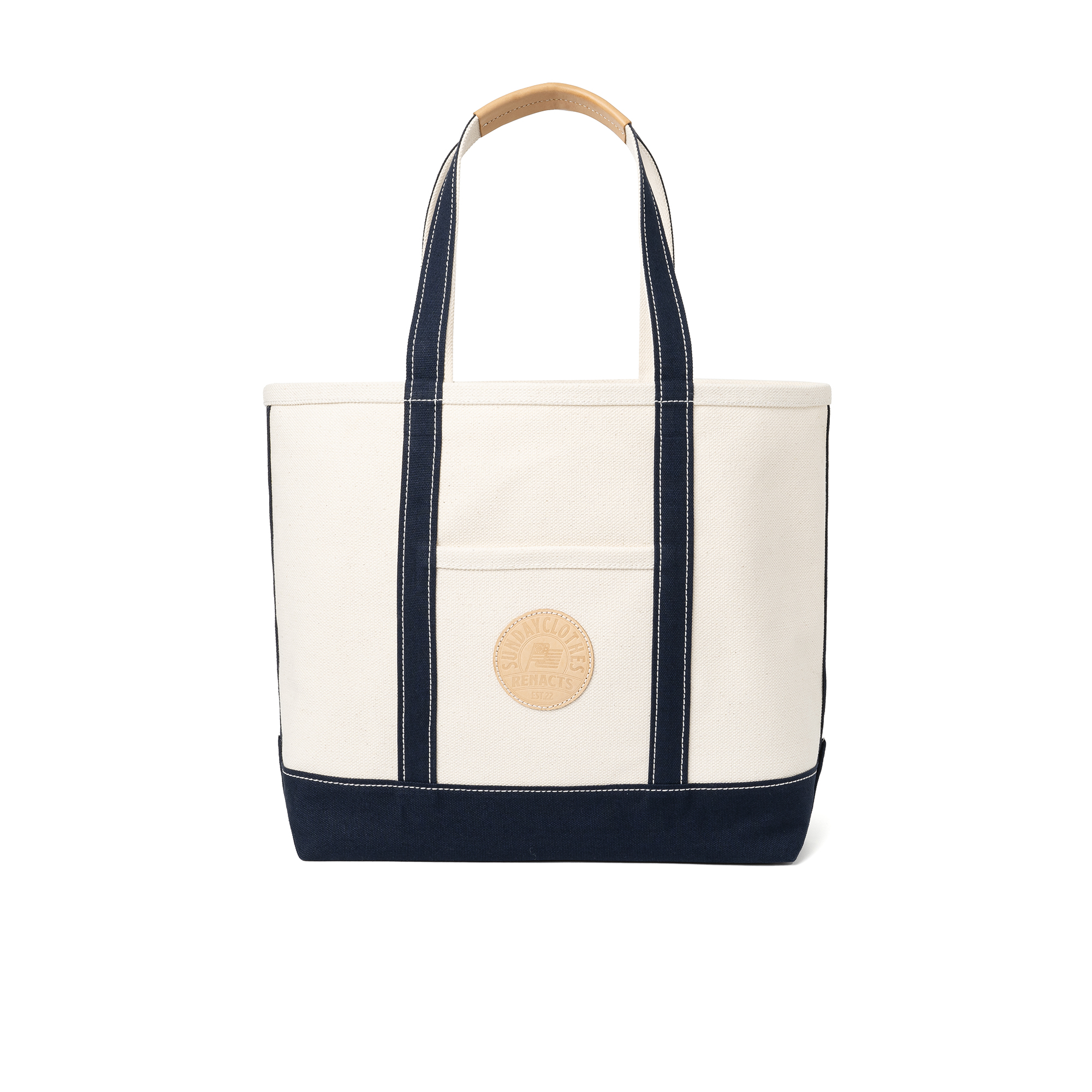 RENACTS X SUNDAY CLOTHES Canvas Tote Bag [Navy]리넥츠