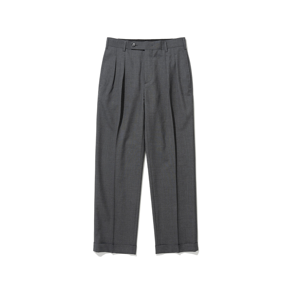 Wool Two Tuck Trousers [Grey]리넥츠