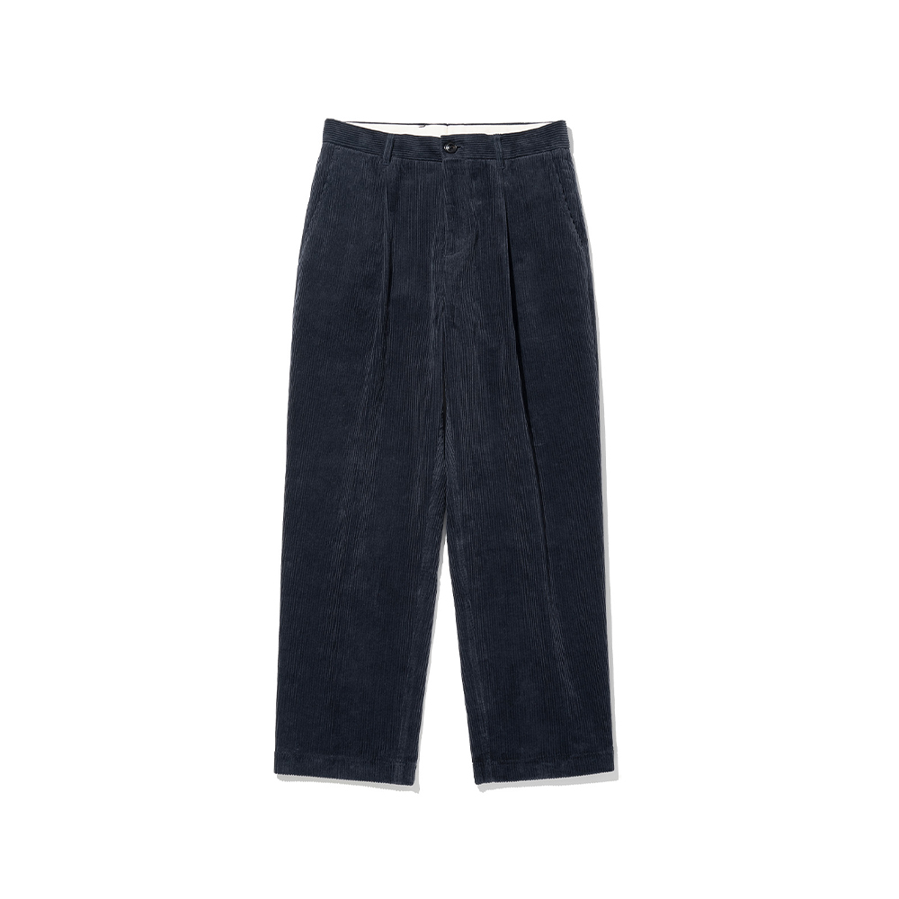Tailored Straight Corduroy Pants [Navy]리넥츠