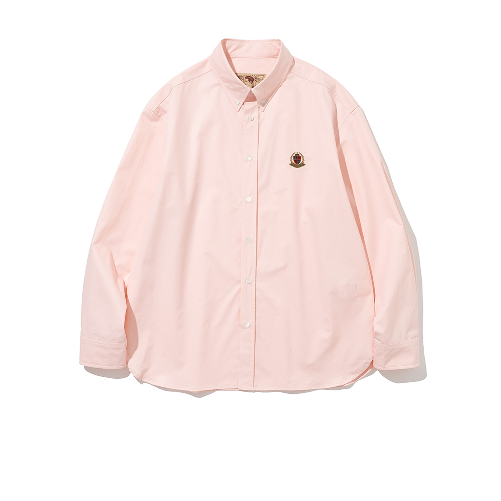 FW RNCT Signature Crest SUPIMA Cotton Shirt [Pink]리넥츠