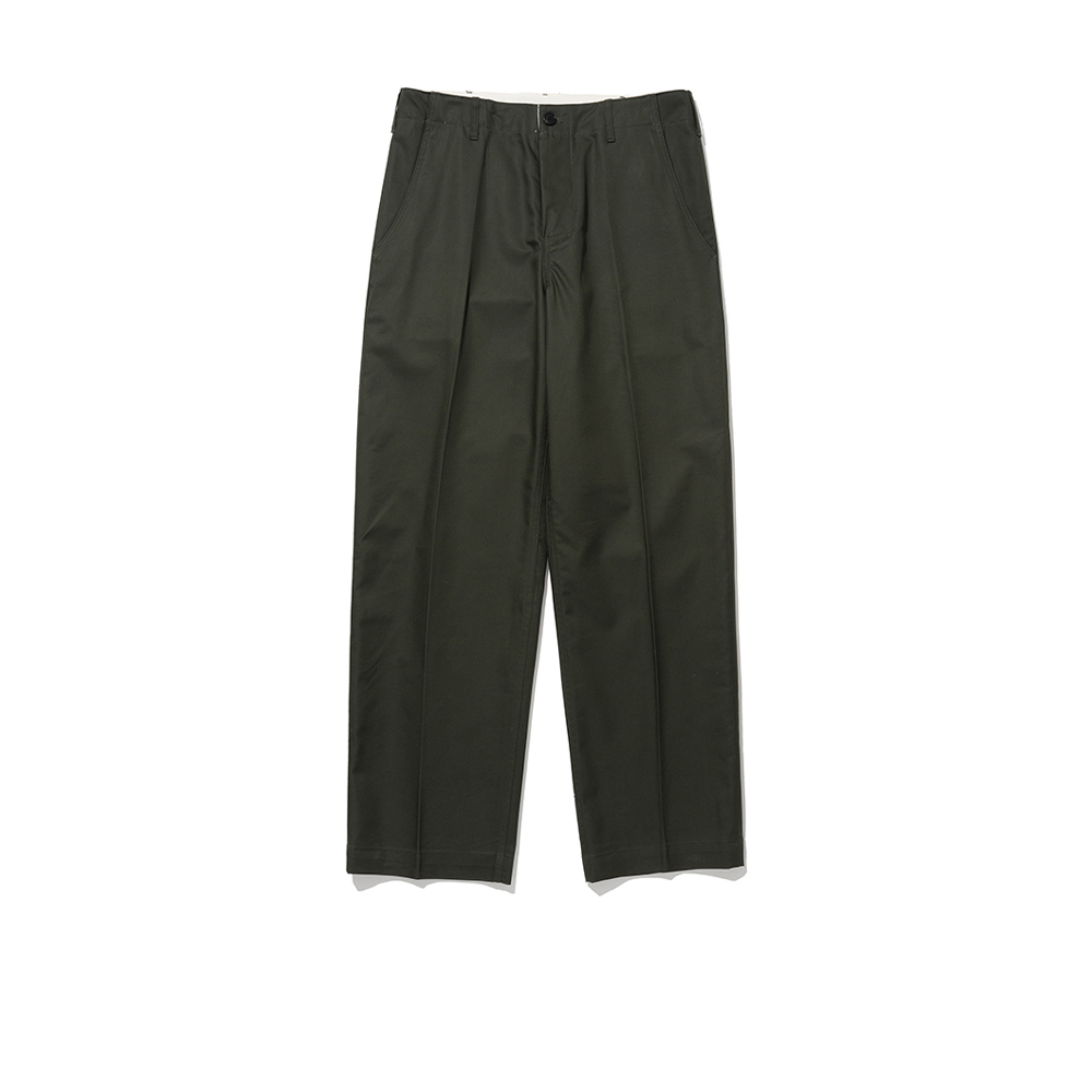 COMA Cotton Tailored Straight Pants [Khaki]리넥츠