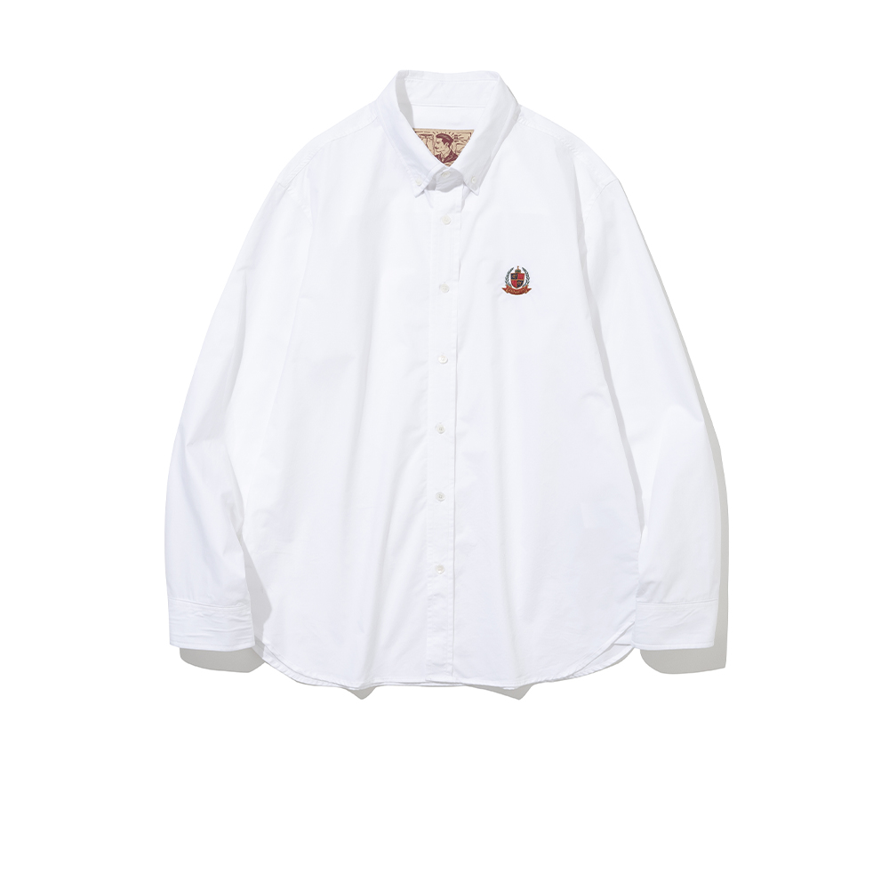SS RNCT Signature Crest SUPIMA Cotton Shirt [White]리넥츠