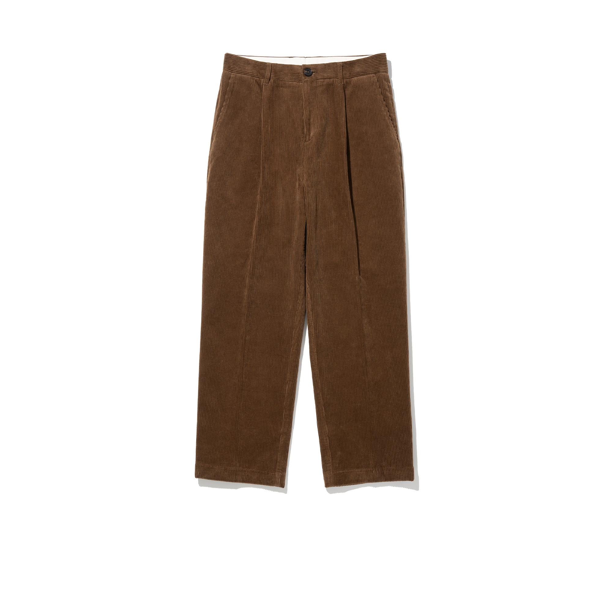 Tailored Straight Corduroy Pants [Brown]리넥츠