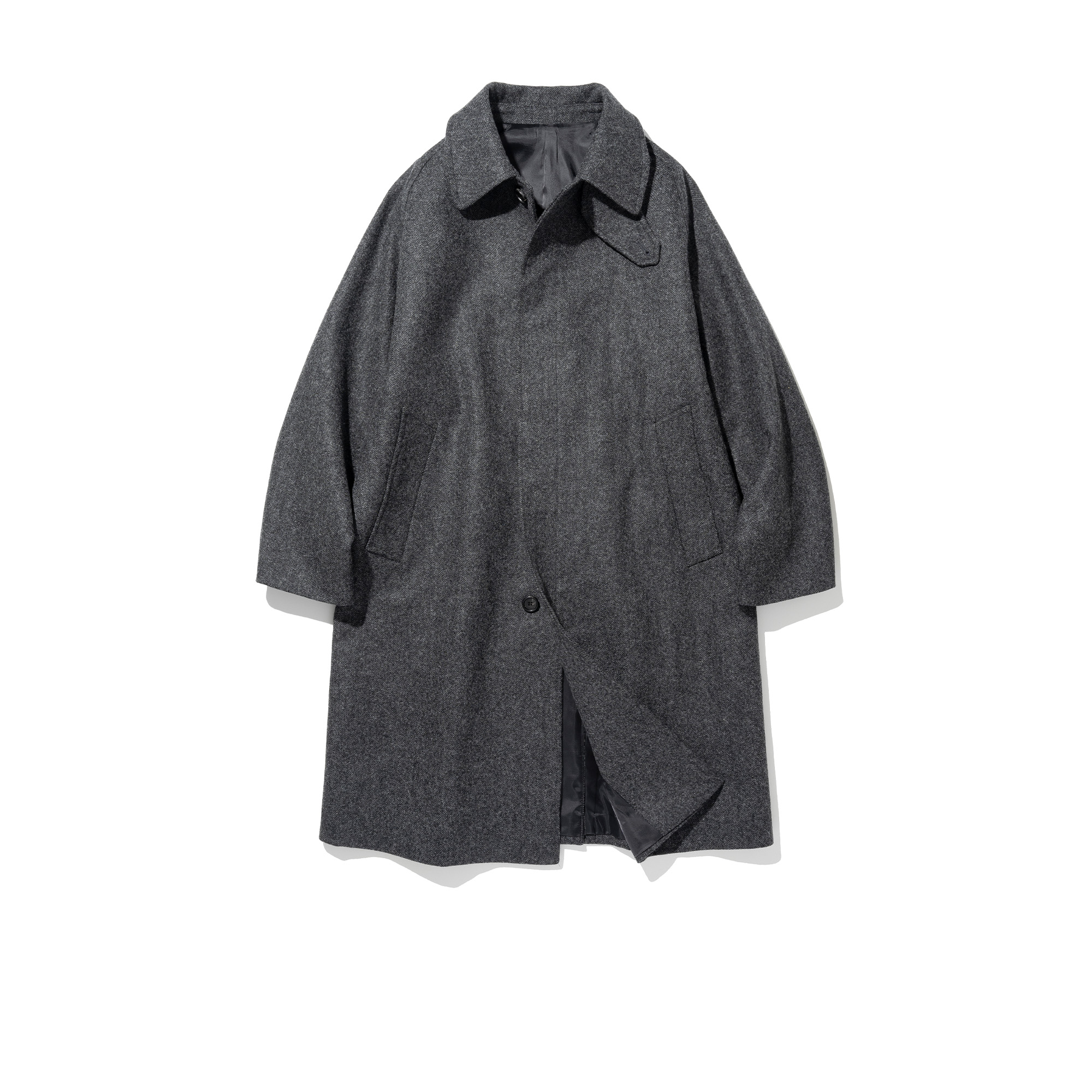 Abraham Moon Balmacaan Coat [Grey]리넥츠