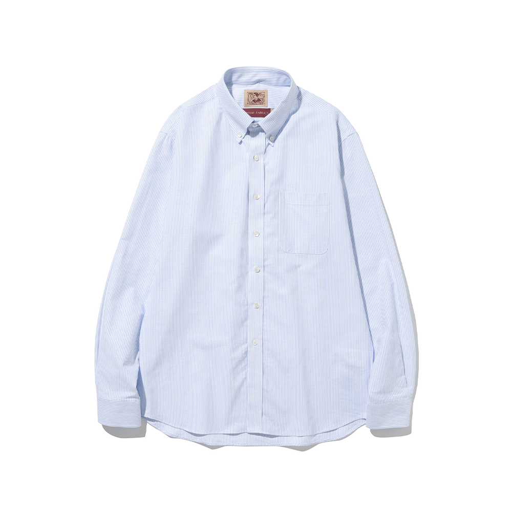 RNCT Stripe Oxford Button Down Shirt [Blue]