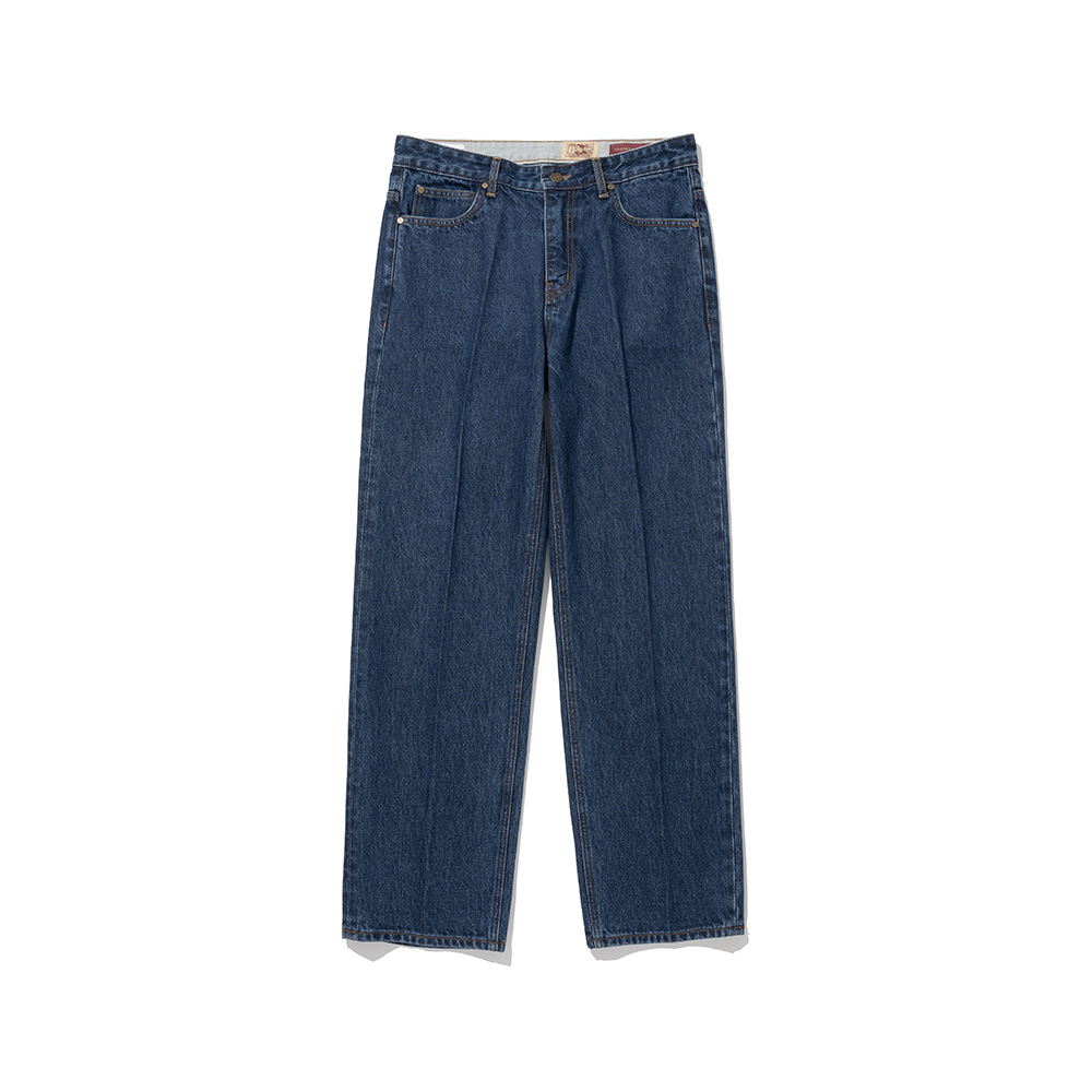 Tailored Regular Denim Pants [D.Blue]